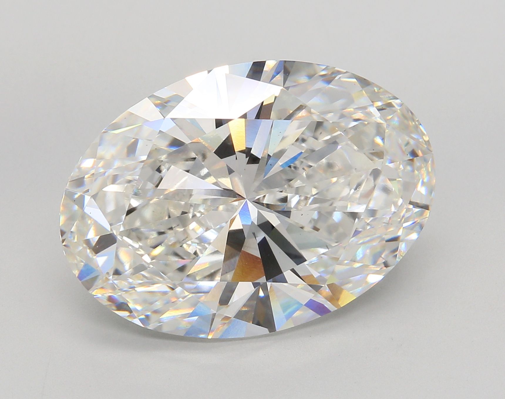 16.09 ct. oval Lab Grown Diamond front image