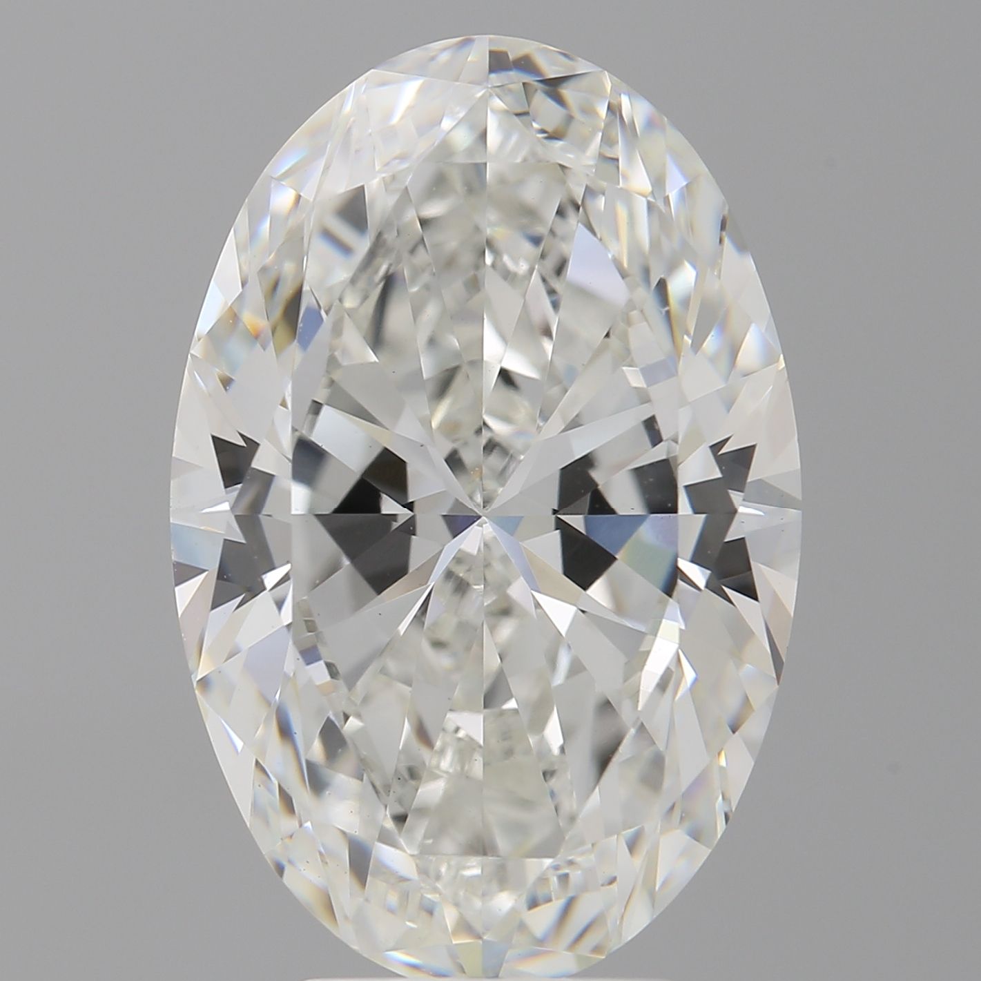 6.04 ct. oval Lab Grown Diamond front image