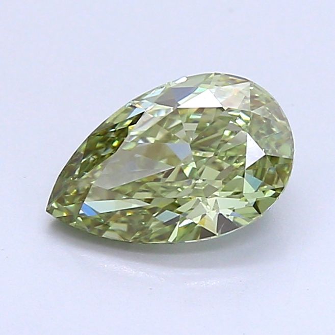 1.1 CT Fancy Vivid Green PEAR
