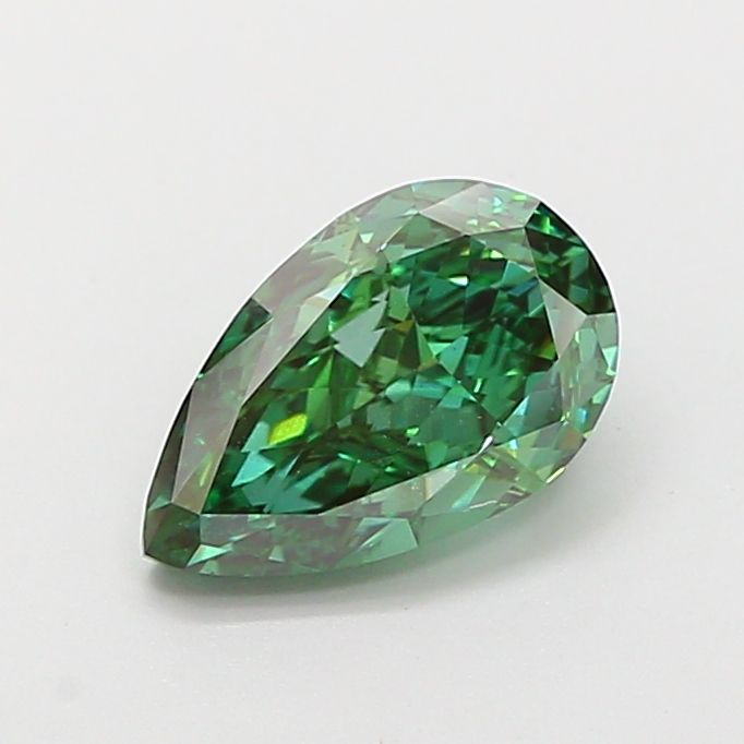 1.75 CT Fancy Vivid Green PEAR