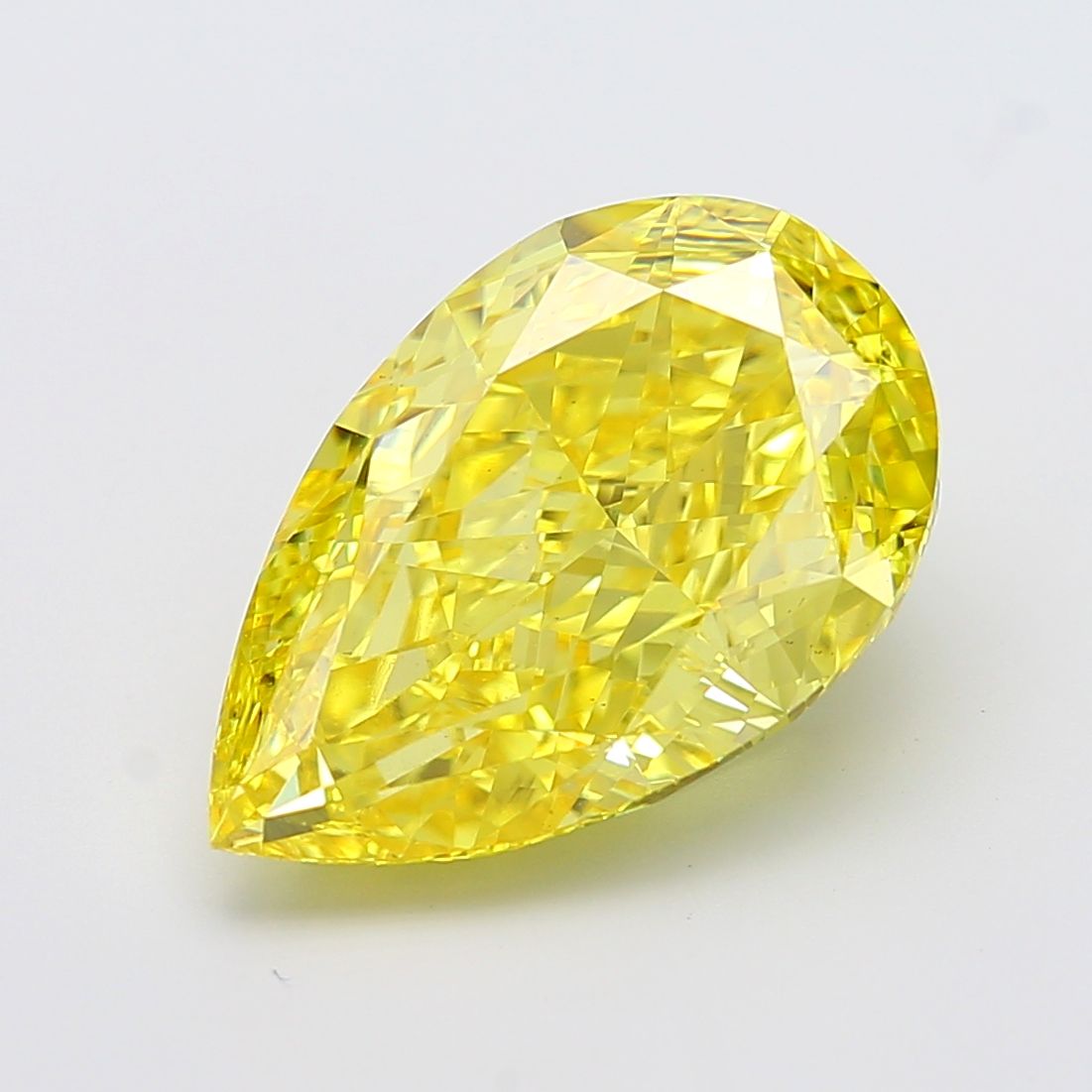 12.15 ct. pear Lab Grown Diamond front image