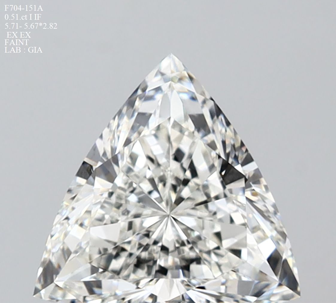 0.51 ct Triangular Diamond