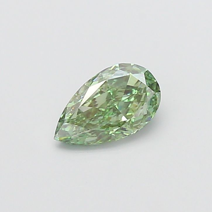 1.0 CT Fancy Vivid Green PEAR
