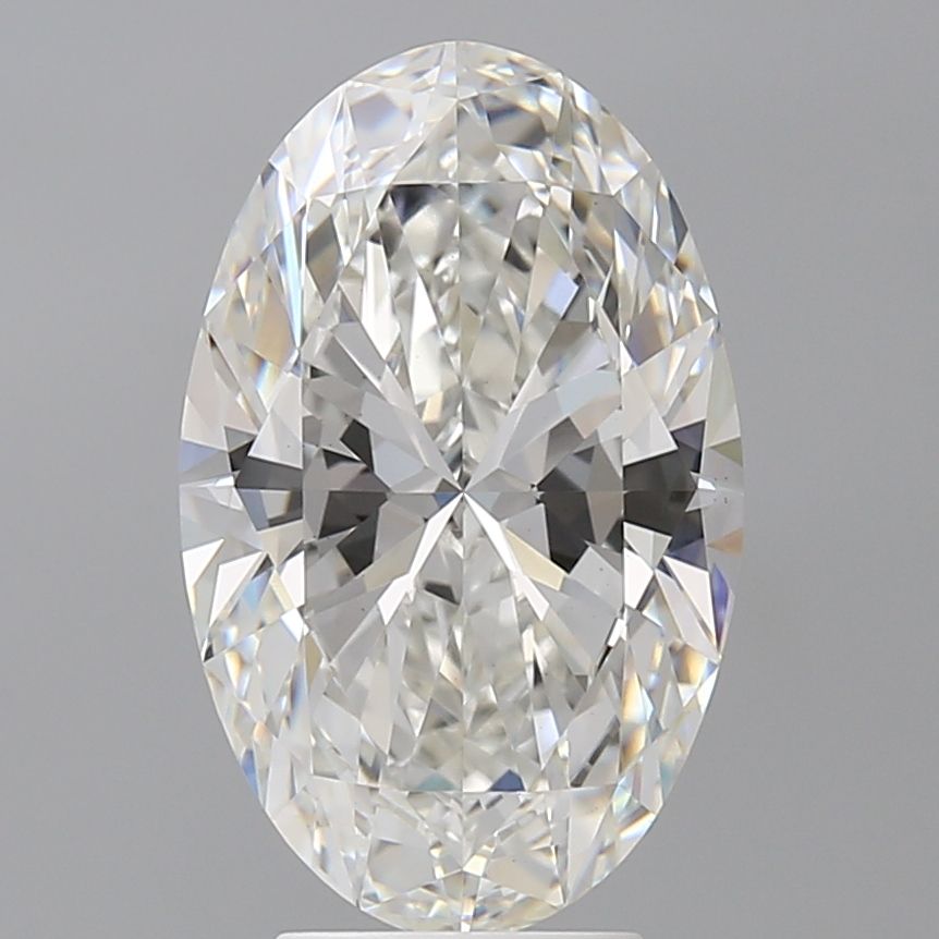 4.58 ct. oval Lab Grown Diamond front image