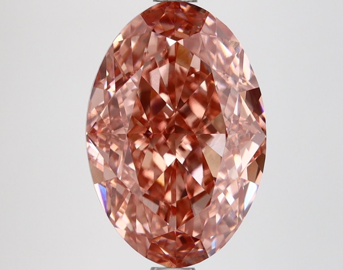 5.07 ct. oval Lab Grown Diamond front image