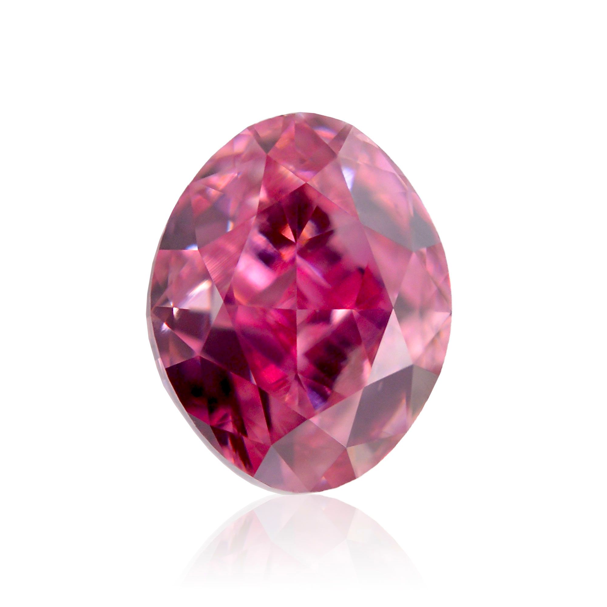 Diament 0.61 ct Fancy Vivid Purplish Pink/VS2