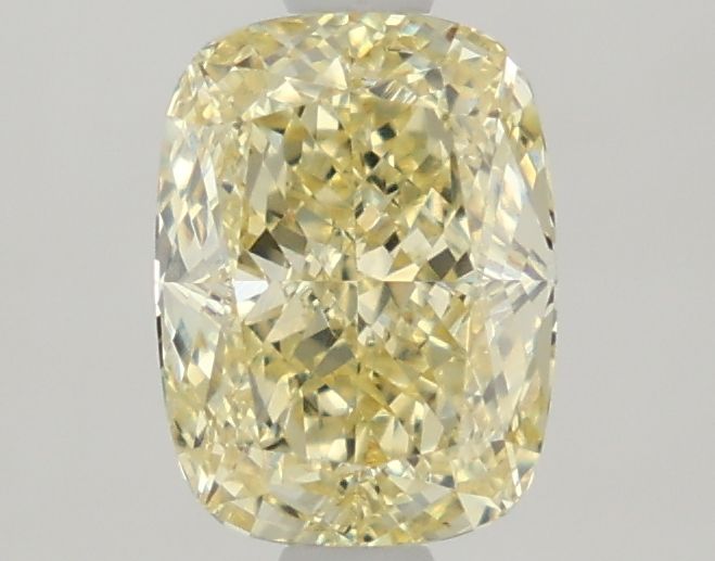1.63 CT Fancy Yellow CUSHION MODIFIED