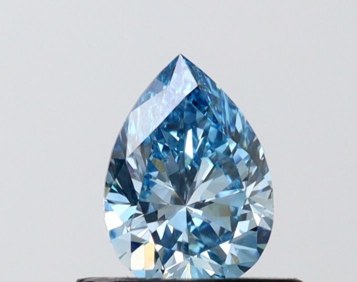 0.67 CT Fancy Vivid Blue PEAR