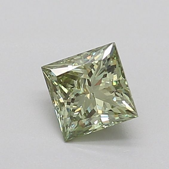 0.49 CT Fancy Vivid Green PRINCESS