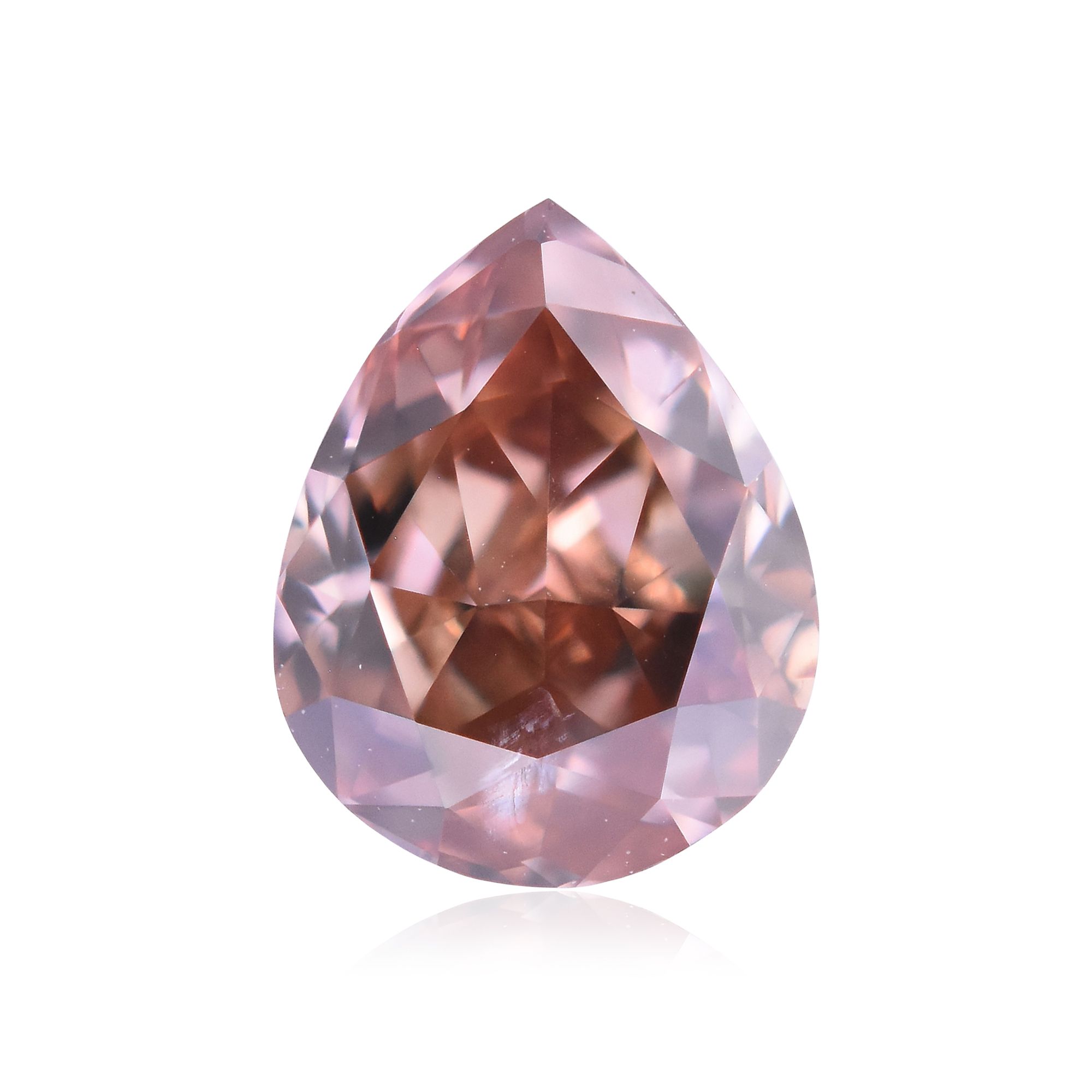 Diament 0.45 ct Fancy Deep Brownish Orangey Pink/SI2