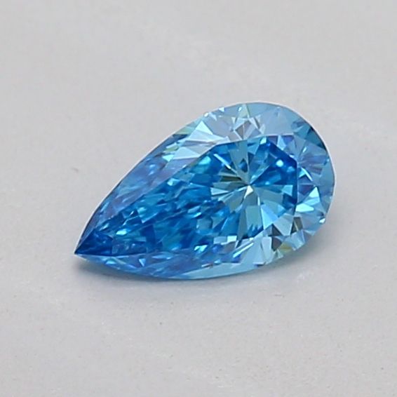 0.17 CT Fancy Vivid Blue PEAR