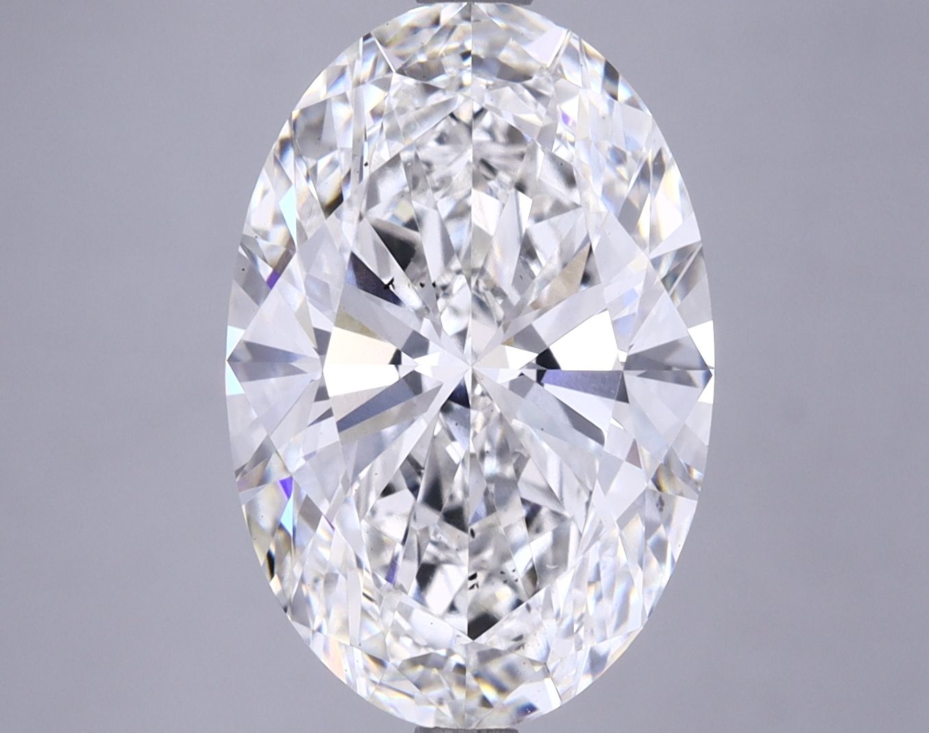 5.44 ct. oval Lab Grown Diamond front image