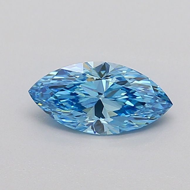 0.5 CT Fancy Vivid Blue MARQUISE