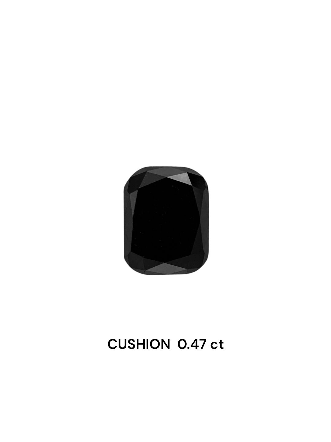 Diament 0.47 ct Fancy Black/VVS2