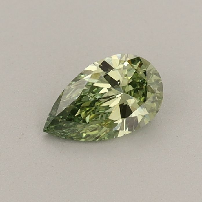 0.33 CT Fancy Vivid Green PEAR