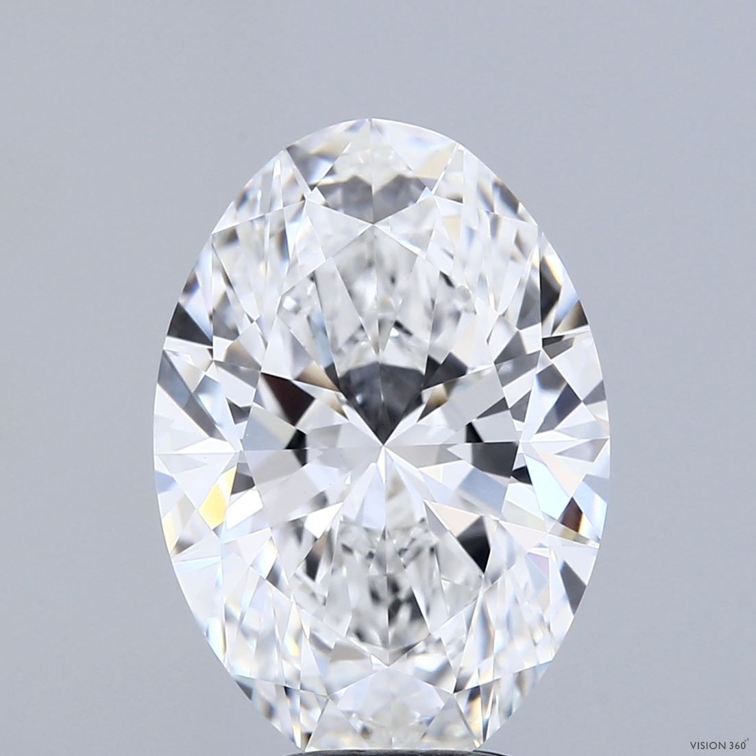 6.07 ct. oval Lab Grown Diamond front image