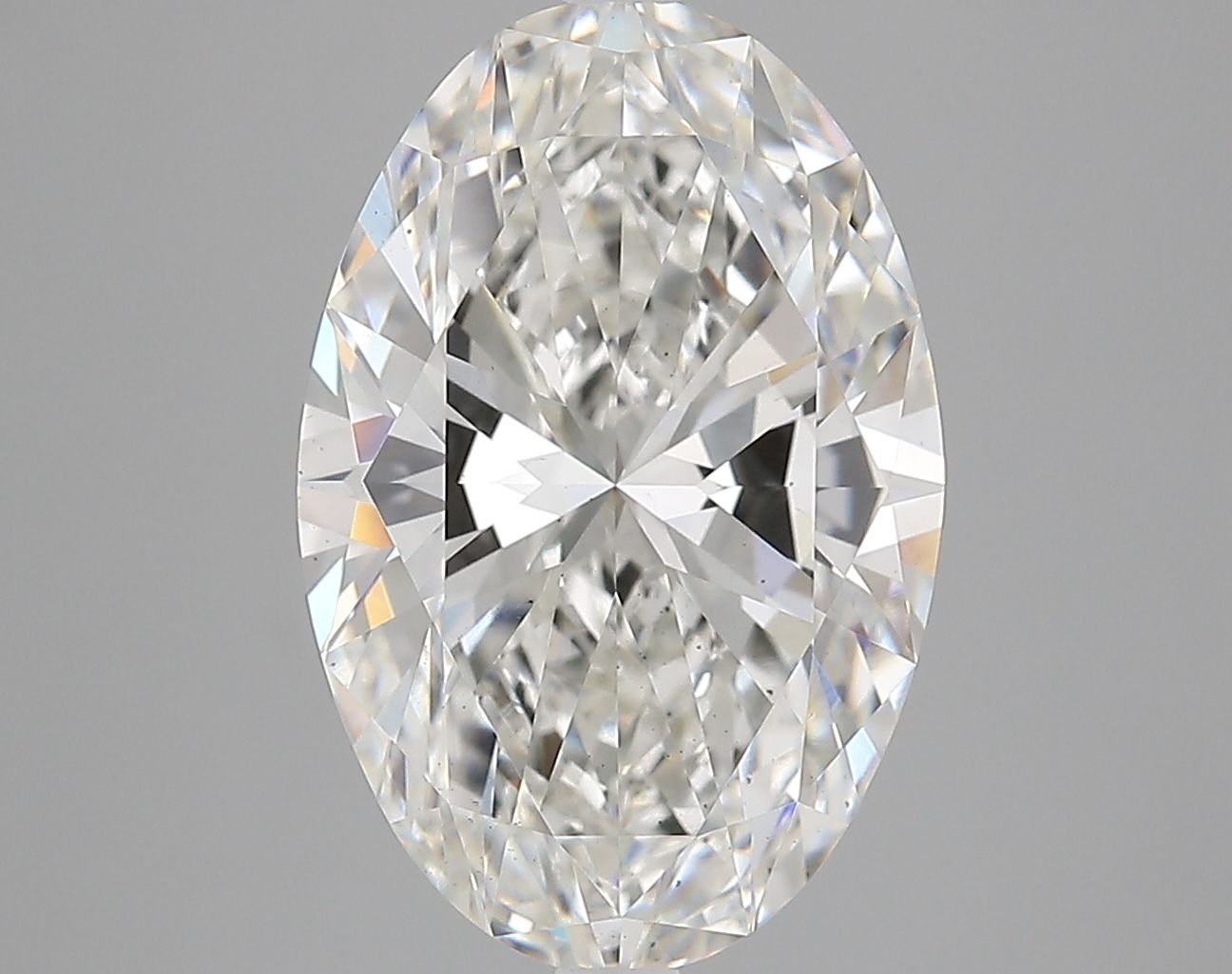 5.29 ct. oval Lab Grown Diamond front image
