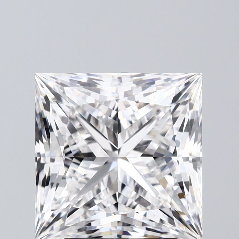 4.06 ct. princess Lab Grown Diamond front image