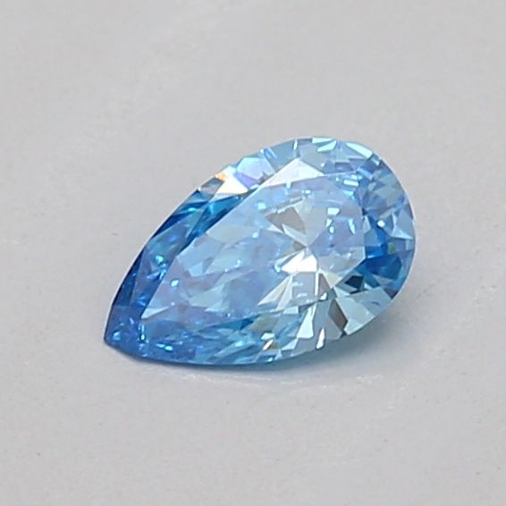 0.14 CT Fancy Vivid Blue PEAR