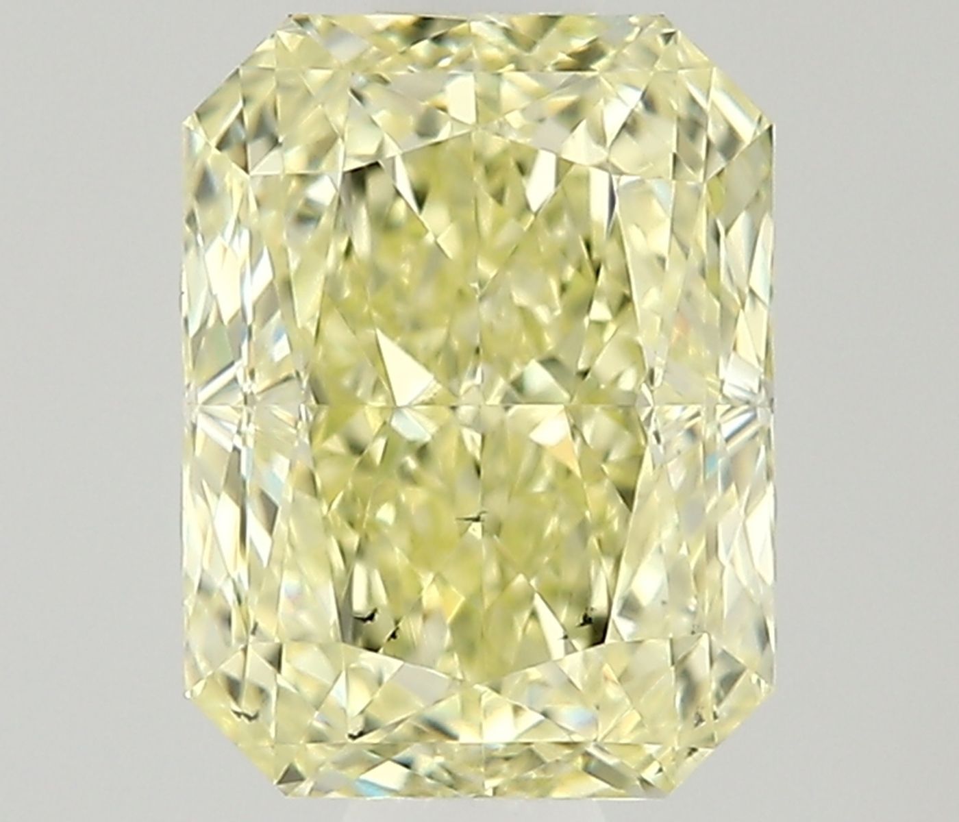 Diament 0.9 ct Fancy Light Yellow/SI1