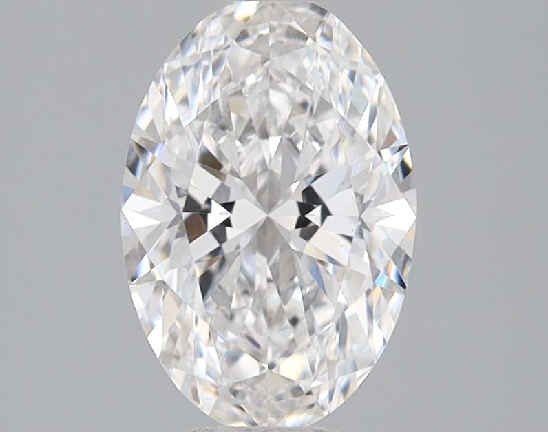1.23 ct. oval Lab Grown Diamond front image