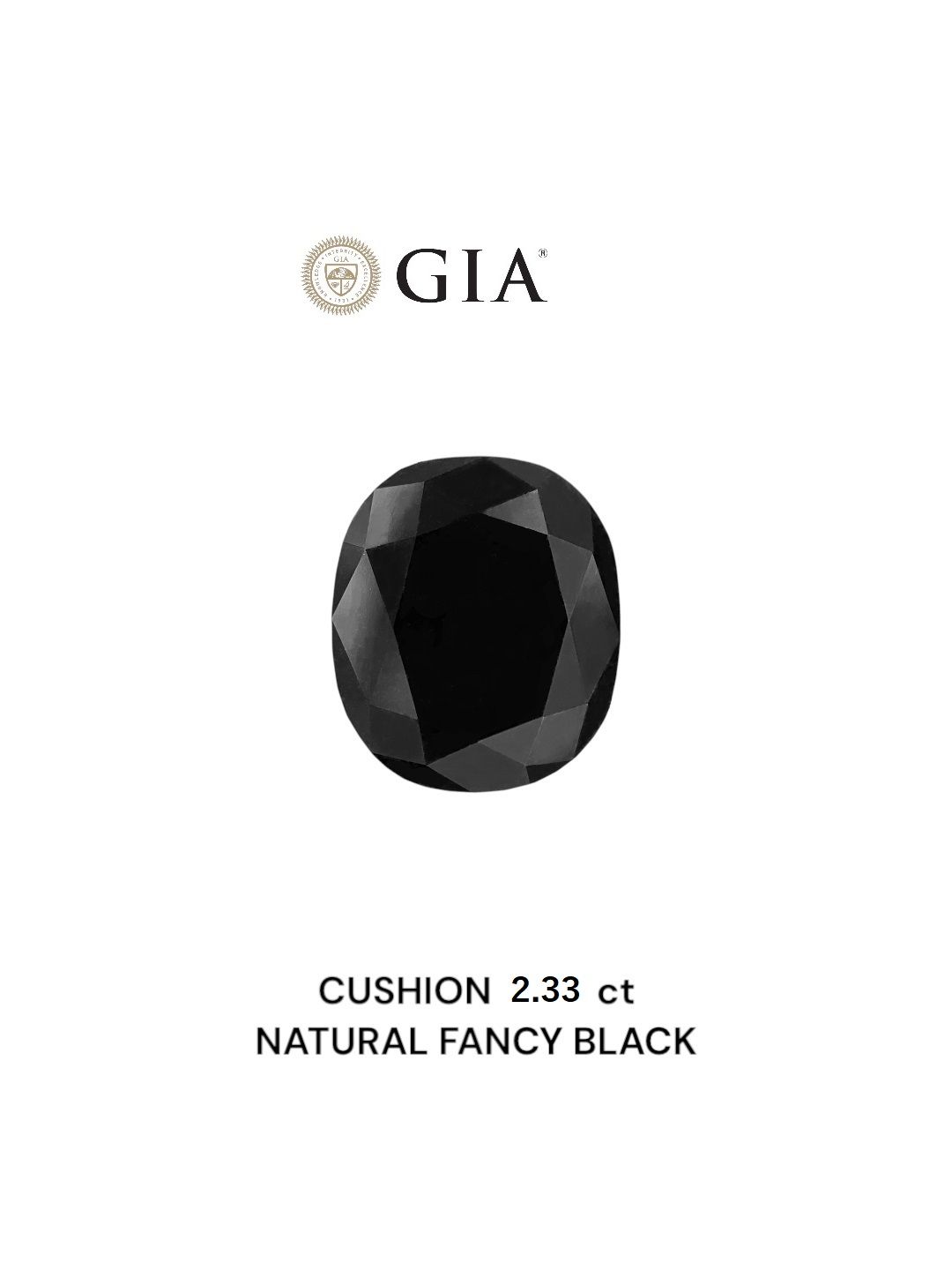 2.33 ct Cushion Brilliant diamond