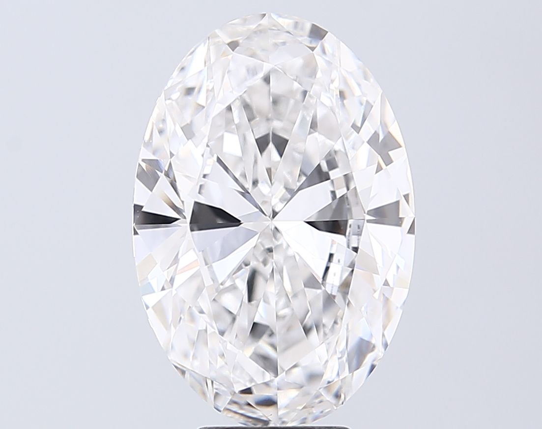 6.02 ct. oval Lab Grown Diamond front image