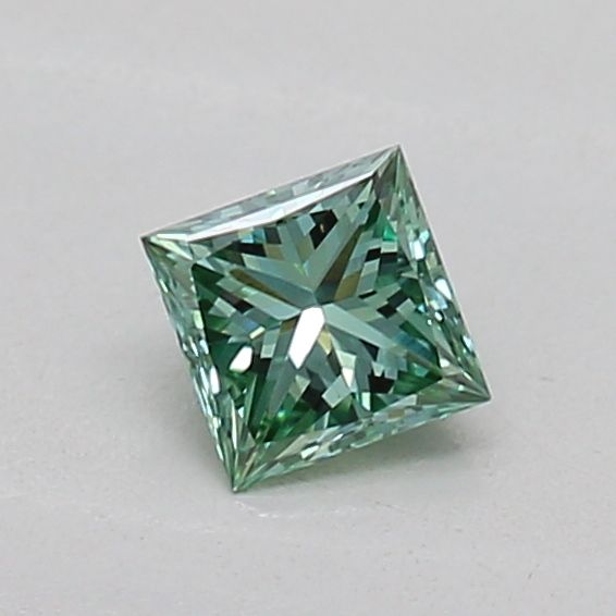 0.19 CT Fancy Vivid Green PRINCESS