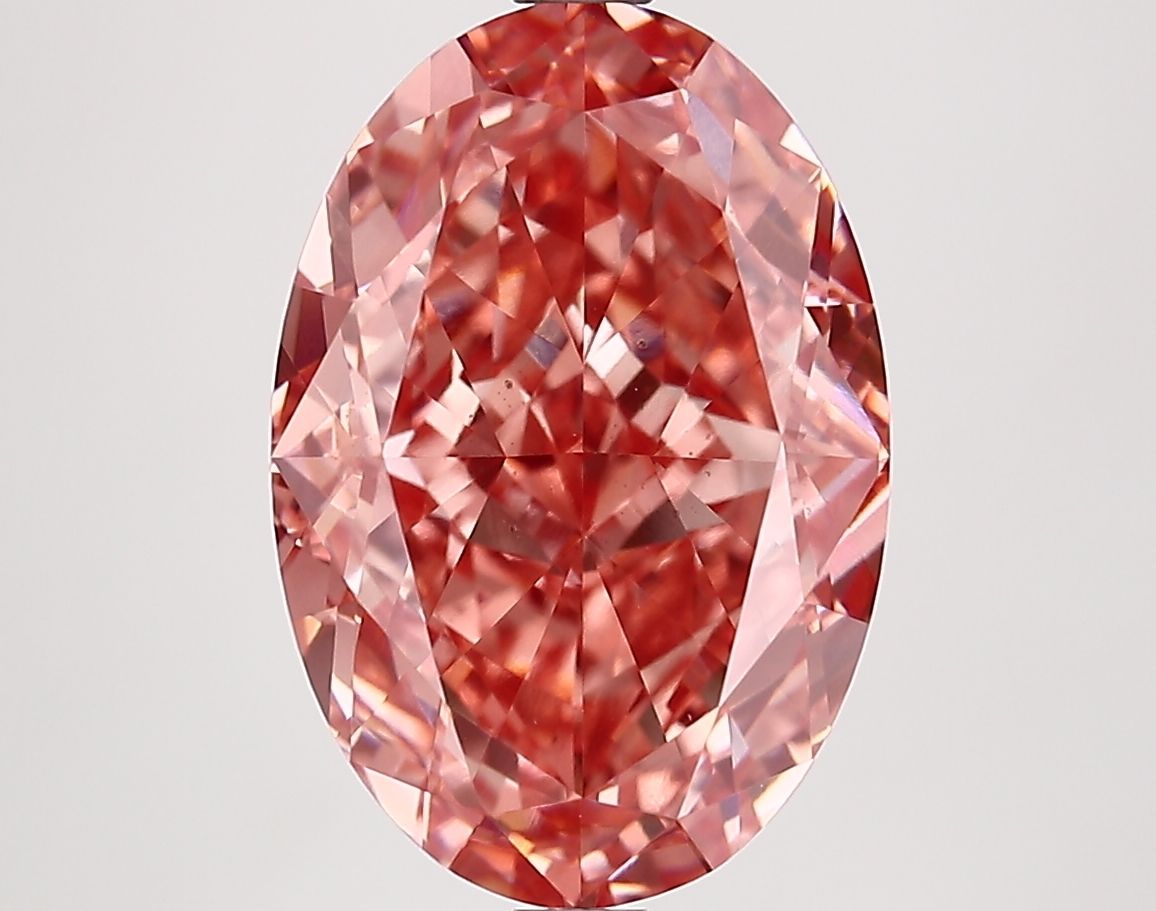 5.64 ct. oval Lab Grown Diamond front image