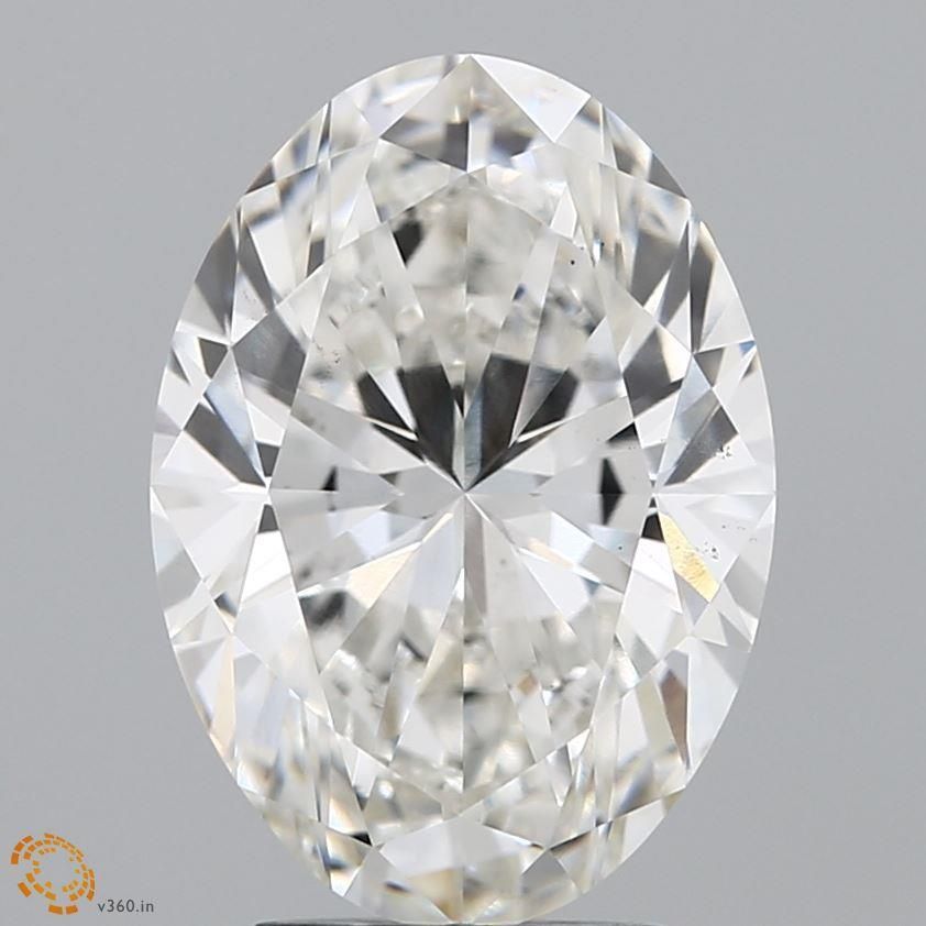 3.83 ct. oval Lab Grown Diamond front image