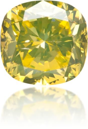 Diament 0.54 ct Fancy Intense Yellow/SI1