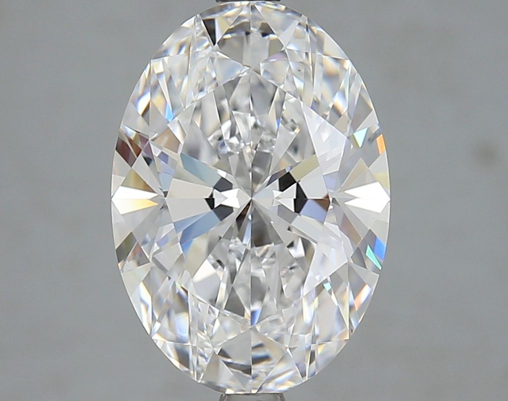 4.18 ct. oval Lab Grown Diamond front image