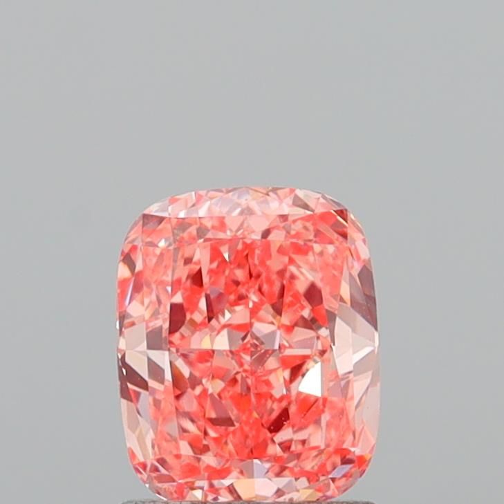 1.56 CT Fancy Vivid Pink CUSHION MODIFIED