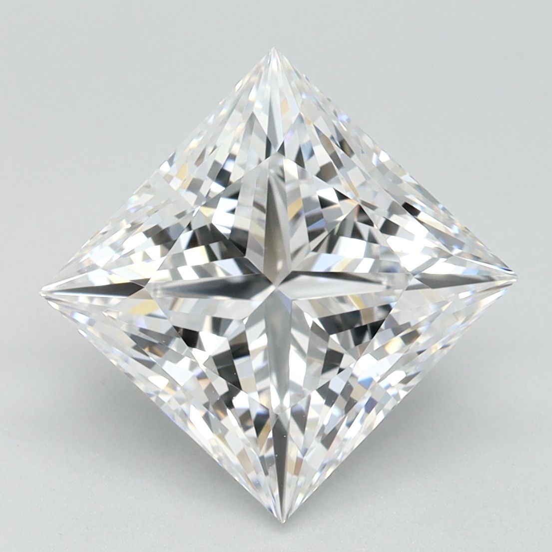 3.17 ct. princess Lab Grown Diamond front image