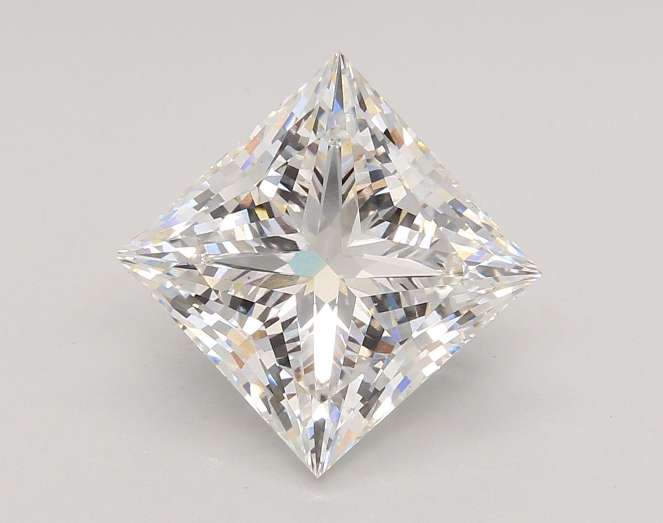 5.76 ct. princess Lab Grown Diamond front image