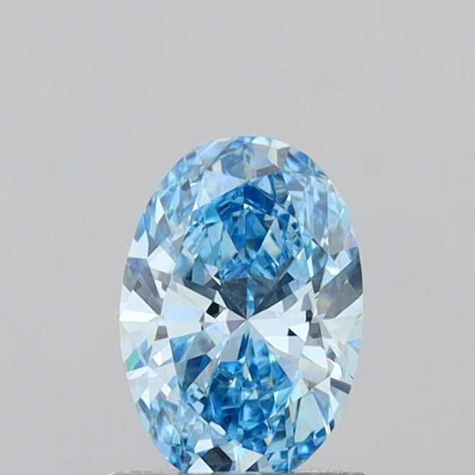 1.03 CT Fancy Vivid Blue OVAL