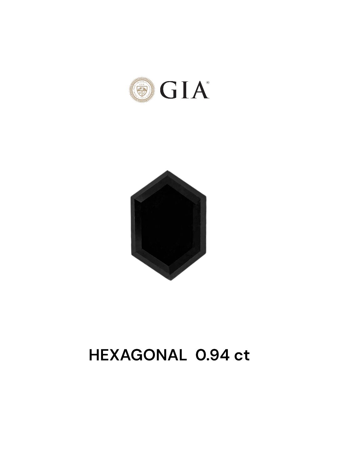 0.94 ct Hexagonal Diamond
