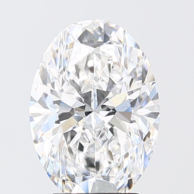 3.06 ct. oval Lab Grown Diamond front image