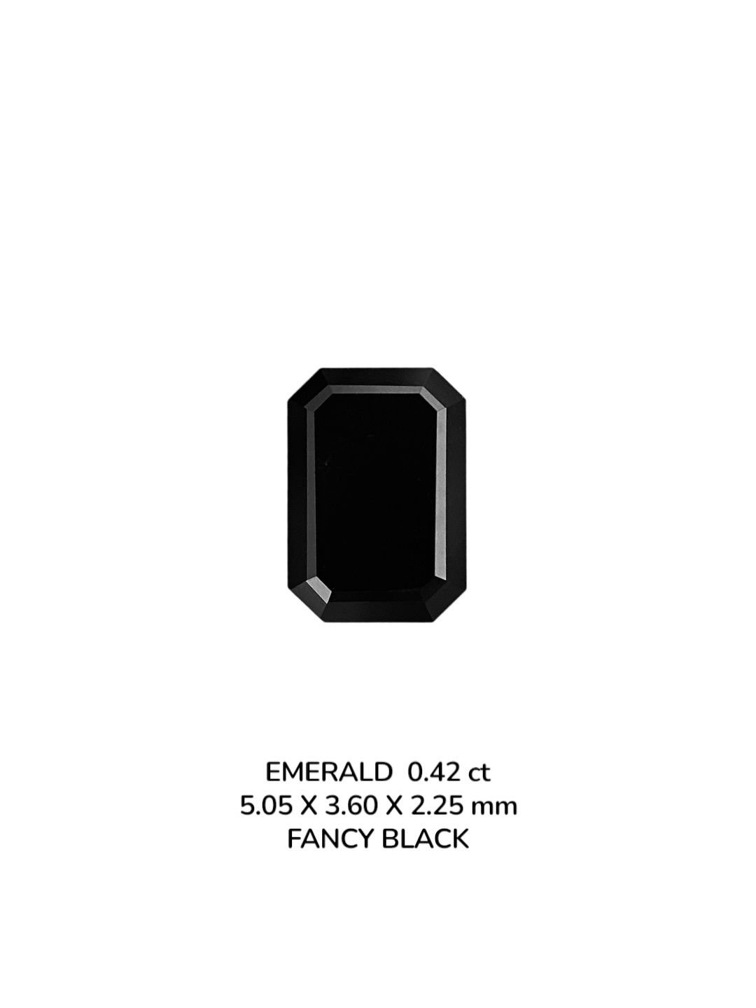Diament 0.42 ct Fancy Black/VVS2