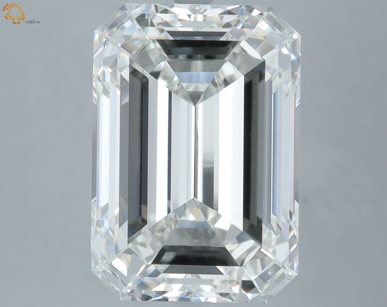 9.58 ct. emerald Lab Grown Diamond front image