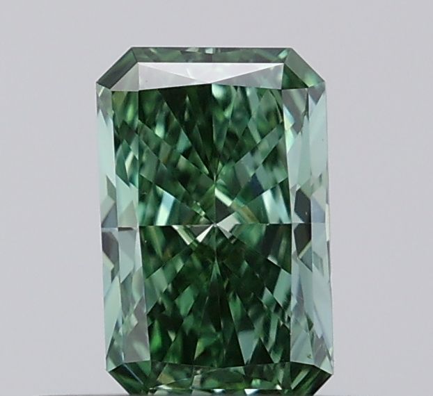 0.38 CT Fancy Vivid Green RADIANT