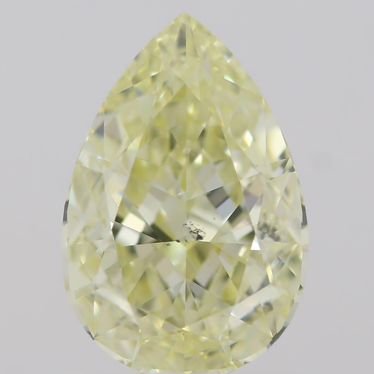 Diament 1.0 ct Fancy Light Yellow/SI1