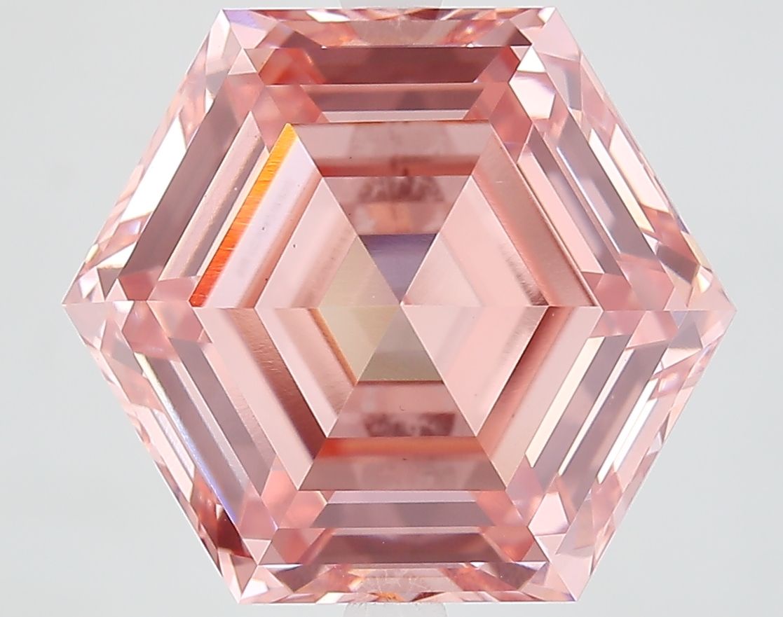 9.27 ct lab-grown Hexagonal Diamond