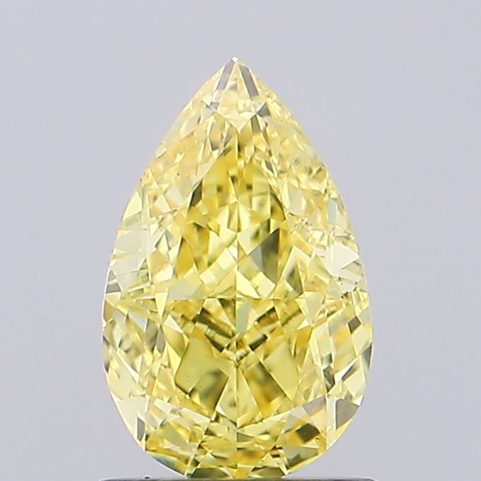 1.14 CT Fancy Vivid Yellow PEAR