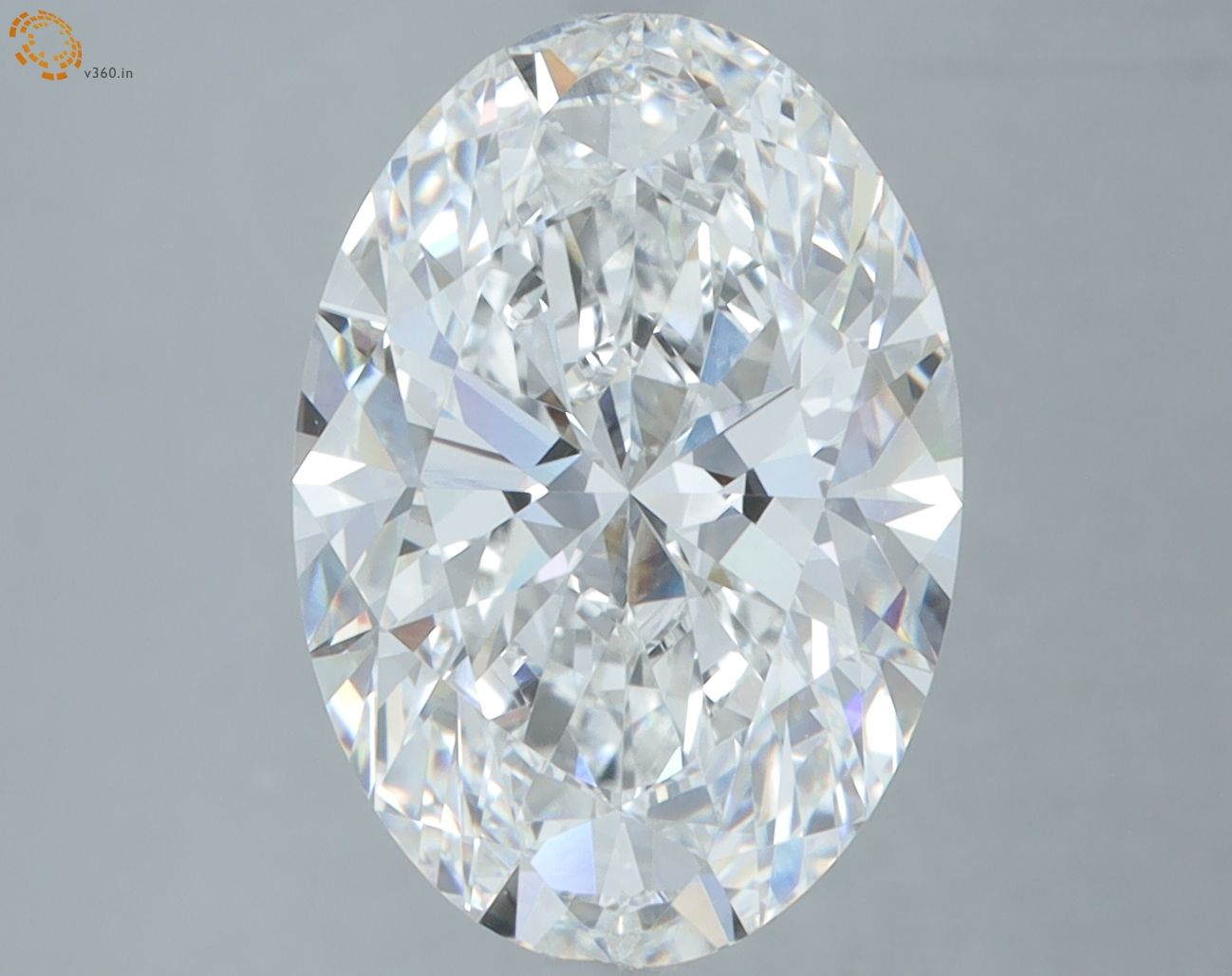 5.08 ct. oval Lab Grown Diamond front image