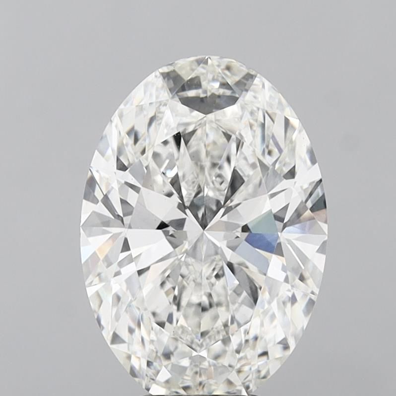 6.07 ct. oval Lab Grown Diamond front image
