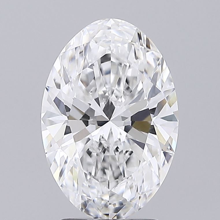 3.01 ct. oval Lab Grown Diamond front image