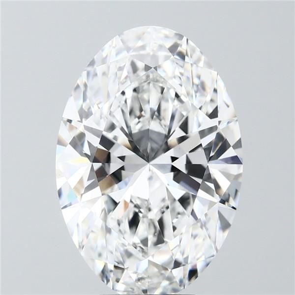 6.08 ct. oval Lab Grown Diamond front image