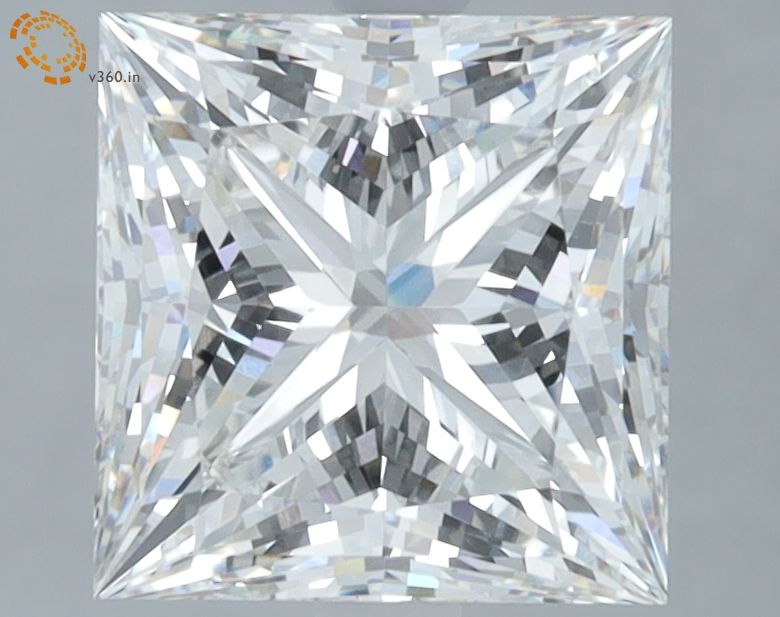 3.09 ct. princess Lab Grown Diamond front image