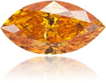 Diament 0.29 ct Fancy Vivid Yellowish Orange/SI2